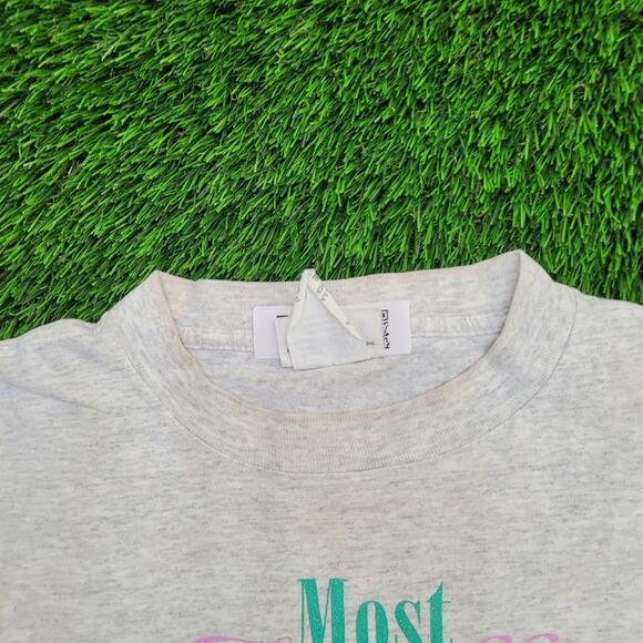 Vintage 80s Snoopy Crop-Top Shirt Womens Large 21x17 Peanuts - Picture 11 of 13